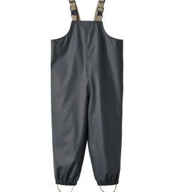 Regnbukser m. Seler - PU - Charlo - Ink|Wheat Hot