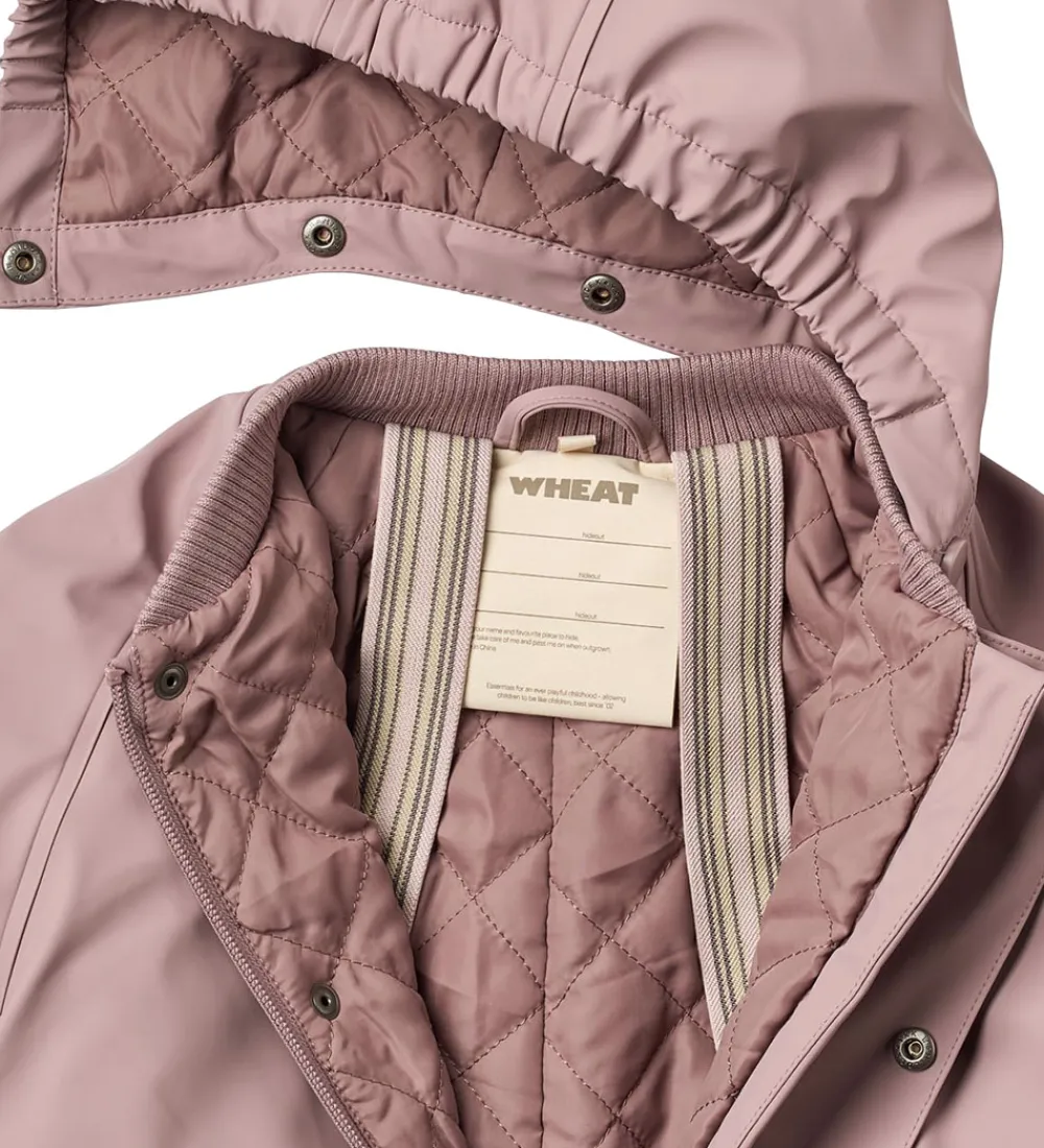 Regndragt m. Termo - PU - Aiko - Dusty Lavender|Wheat Outlet