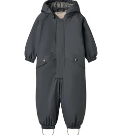 Regndragt m. Termo - PU - Aiko - Greyblue|Wheat Clearance