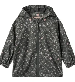 Regnjakke - PU - Chardy - Forest Lake Checked Flowers|Wheat Outlet