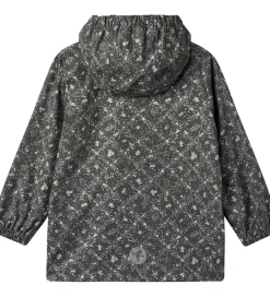 Regnjakke - PU - Ollo - Forest Lake Checked Flowers|Wheat Best