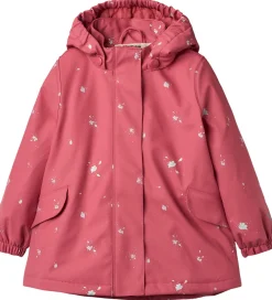 Regnjakke m. Termo - PU - Rika - Floating Flowers|Wheat Outlet