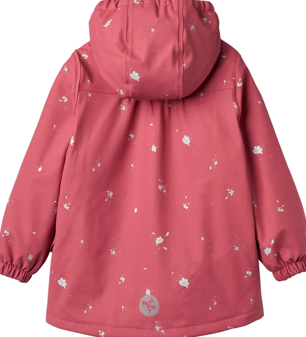 Regnjakke m. Termo - PU - Rika - Floating Flowers|Wheat Outlet