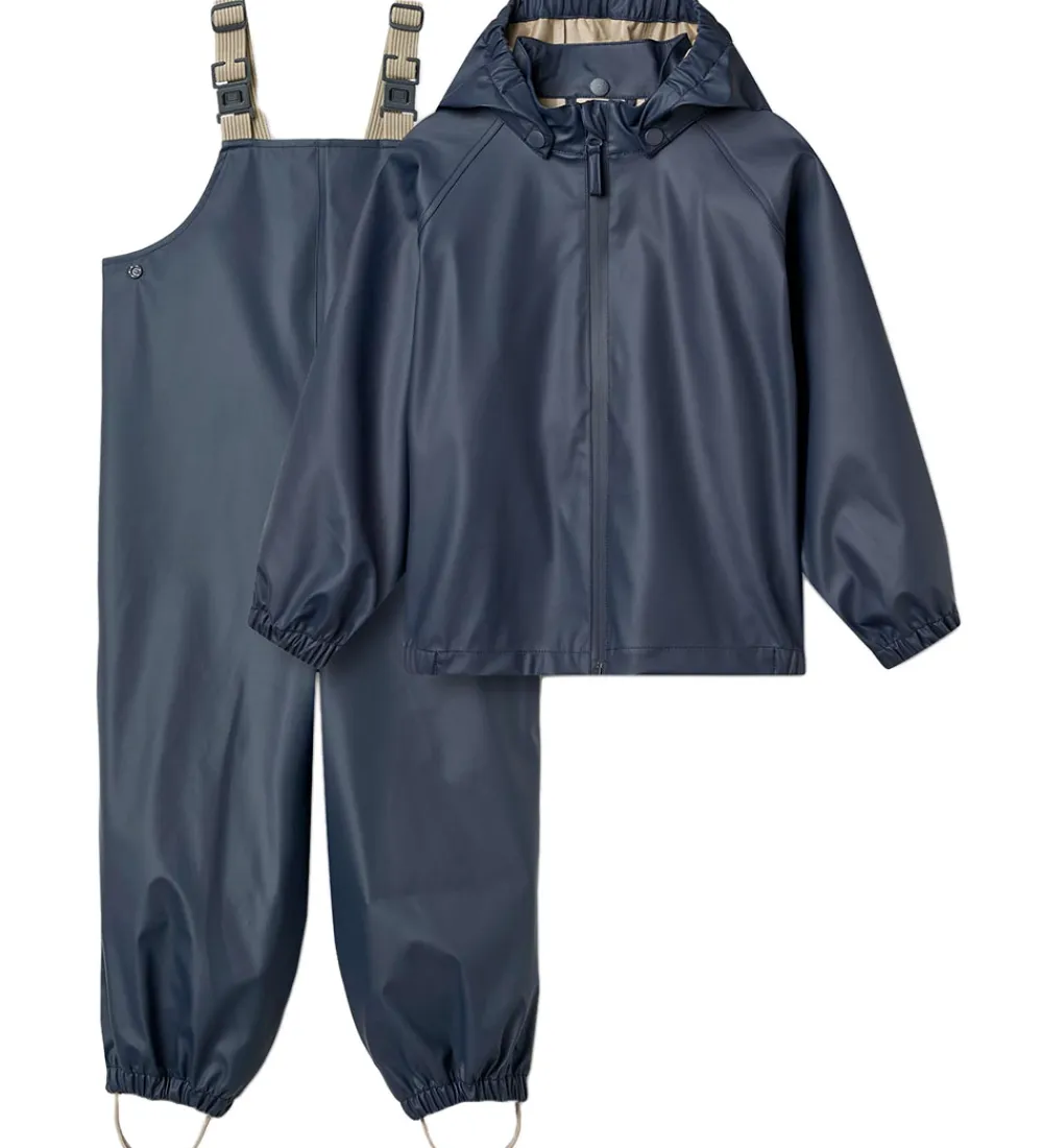 Regntøj m. Seler - PU - Charlie - Ink|Wheat Outlet