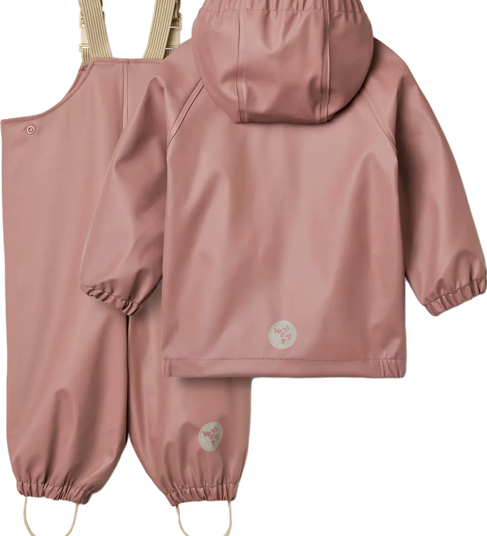 Regntøj m. Seler - PU - Charlie - Dusty Lilla|Wheat Sale