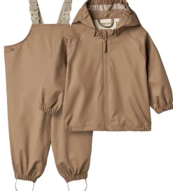 Regntøj m. Seler - PU - Charlie - Hazel|Wheat Hot