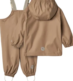 Regntøj m. Seler - PU - Charlie - Hazel|Wheat Hot