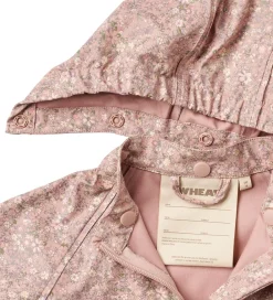 Regntøj m. Seler - PU - Charlie - Powder Flower Meadow|Wheat Best