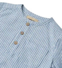 Skjorte - Bjørk - Blue Stripe|Wheat Outlet