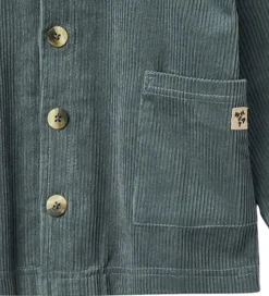 Skjorte - Fløjl - Sage - Stormy Weather|Wheat Outlet