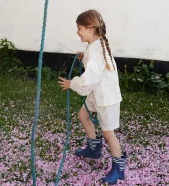 Skjorte - Gerda - Blue Flowers|Wheat Online