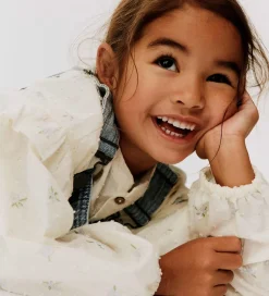 Skjorte - Gerda - Blue Flowers|Wheat Online