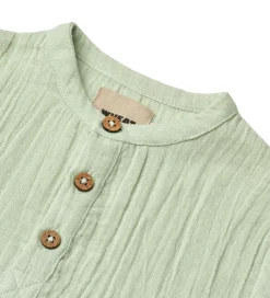 Skjorte - Musselin - Svend - Soft Mint|Wheat Discount