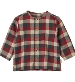 Skjorte - Shelby - Red Blue Check|Wheat Hot