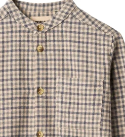 Skjorte - Willum - Blue Check|Wheat Online