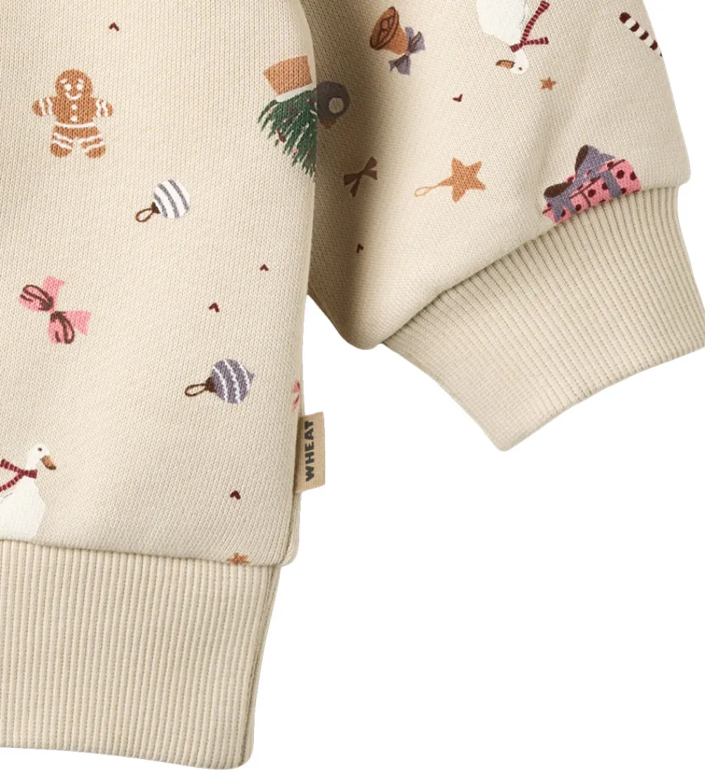 Sweatshirt - Elliot - Offwhite Holiday|Wheat Online