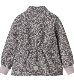 Termojakke - Thilde - Black Sea Flowers|Wheat Clearance