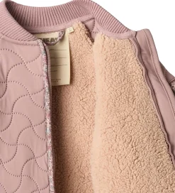 Termojakke m. Fleece - Ellas - Warm Rose m. Blomster|Wheat Best