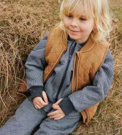 Termojakke m. Fleece - Benni - Ink Stripe|Wheat Clearance