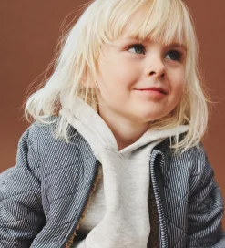 Termojakke m. Fleece - Benni - Ink Stripe|Wheat Clearance