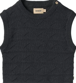 Vest - Strik - Bobby - Navy|Wheat Discount