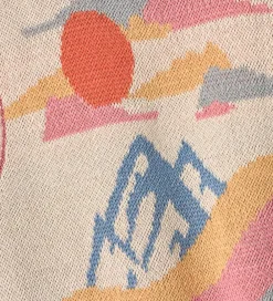 Vest - Strik - Maria - Beige/Multi|Wheat Best