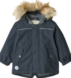 Vinterjakke - Kasper Tech - Dark Blue|Wheat Best