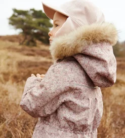 Vinterjakke - Mathilde - Rose Dust Flowers|Wheat New