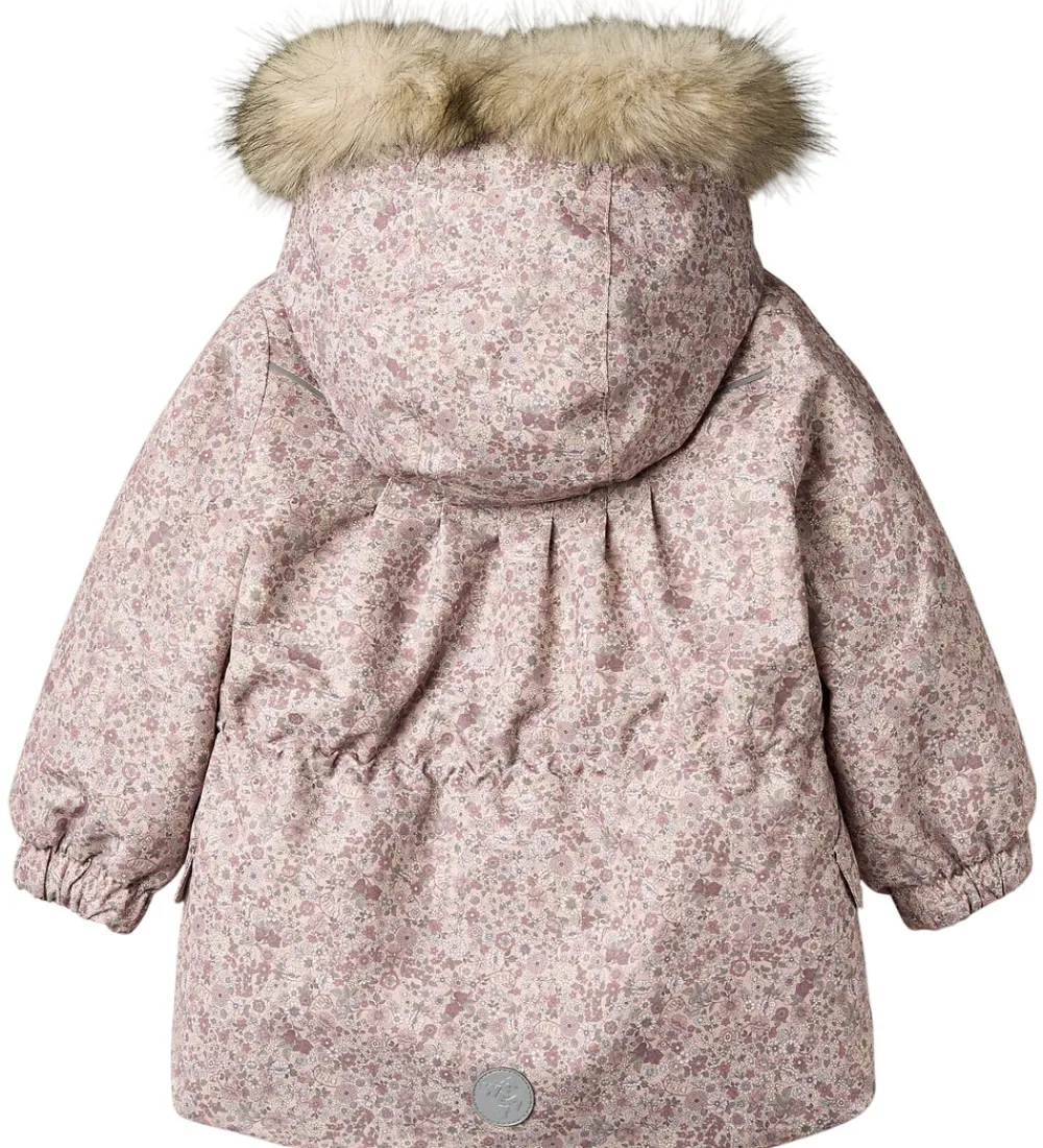 Vinterjakke - Mathilde - Rose Dust Flowers|Wheat Clearance