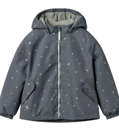 Vinterjakke - Svende - Greyblue Letters|Wheat Online