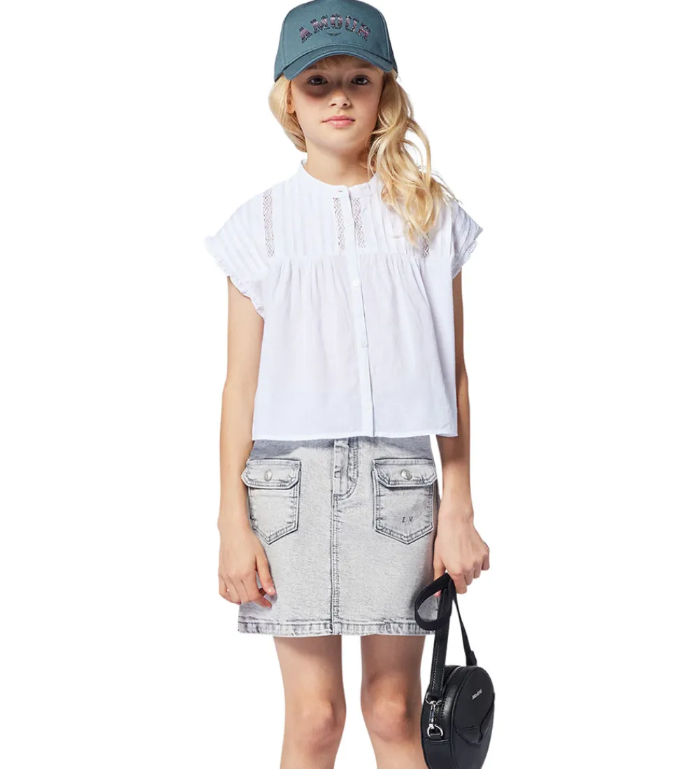 Skjorte k/æ - Gisele - Hvid|Zadig & Voltaire